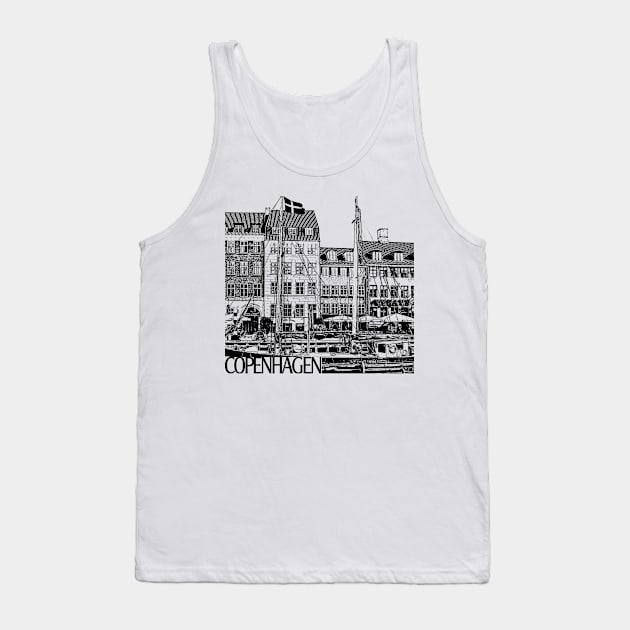 Copenhagen Tank Top by TravelTs